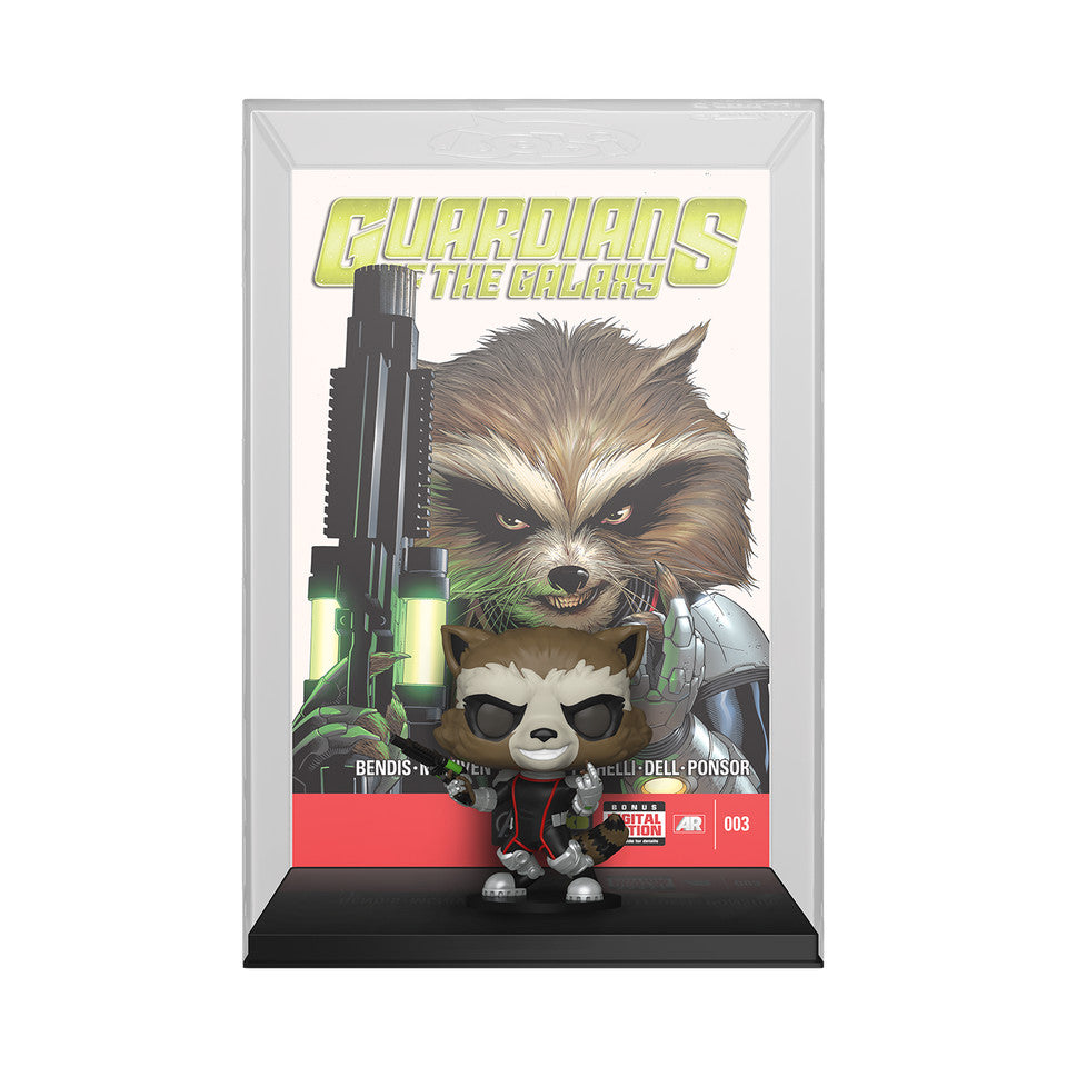 Funko Pop! Comic Book Cover with Case: Marvel - Rocket Raccoon - (Exclusive) #59