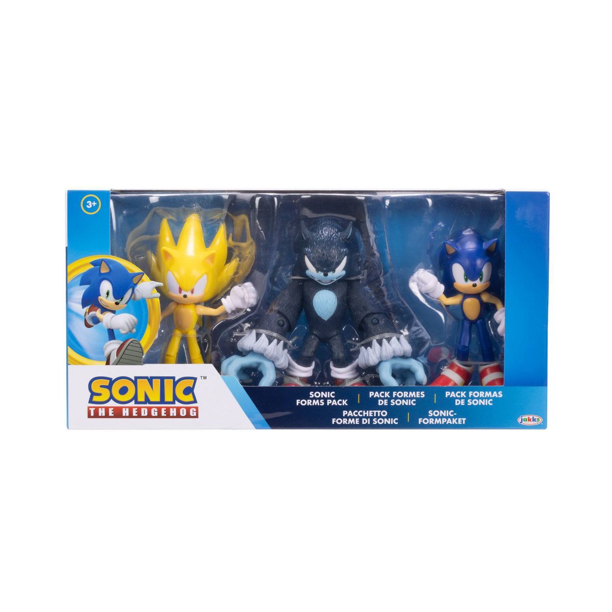 SONIC THE HEDGEHOG SONIC FORMS PACK WEREHOG / SUPER SONIC / SONIC GRIND SHOES