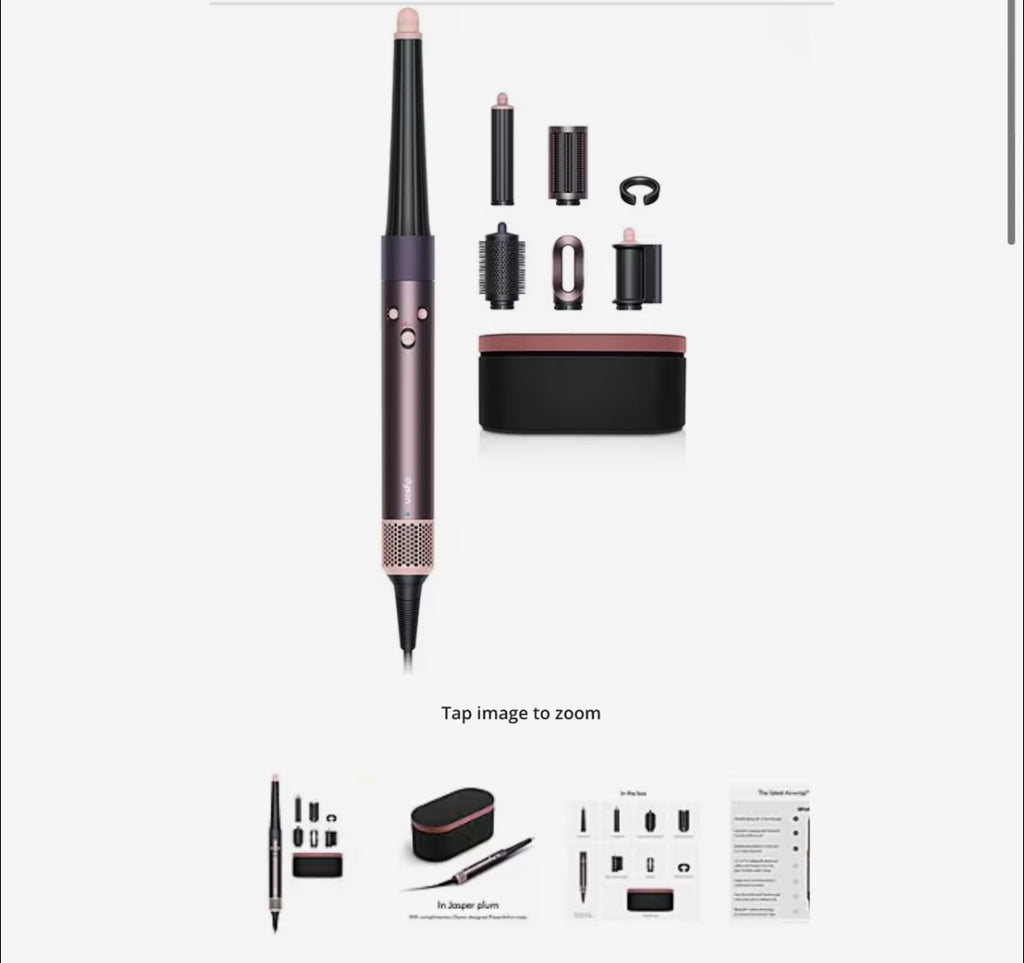 Dyson LIMITED EDITION-Airwrap id Multi-Styler and Dryer for straight + wavy Hair-Jasper Plum