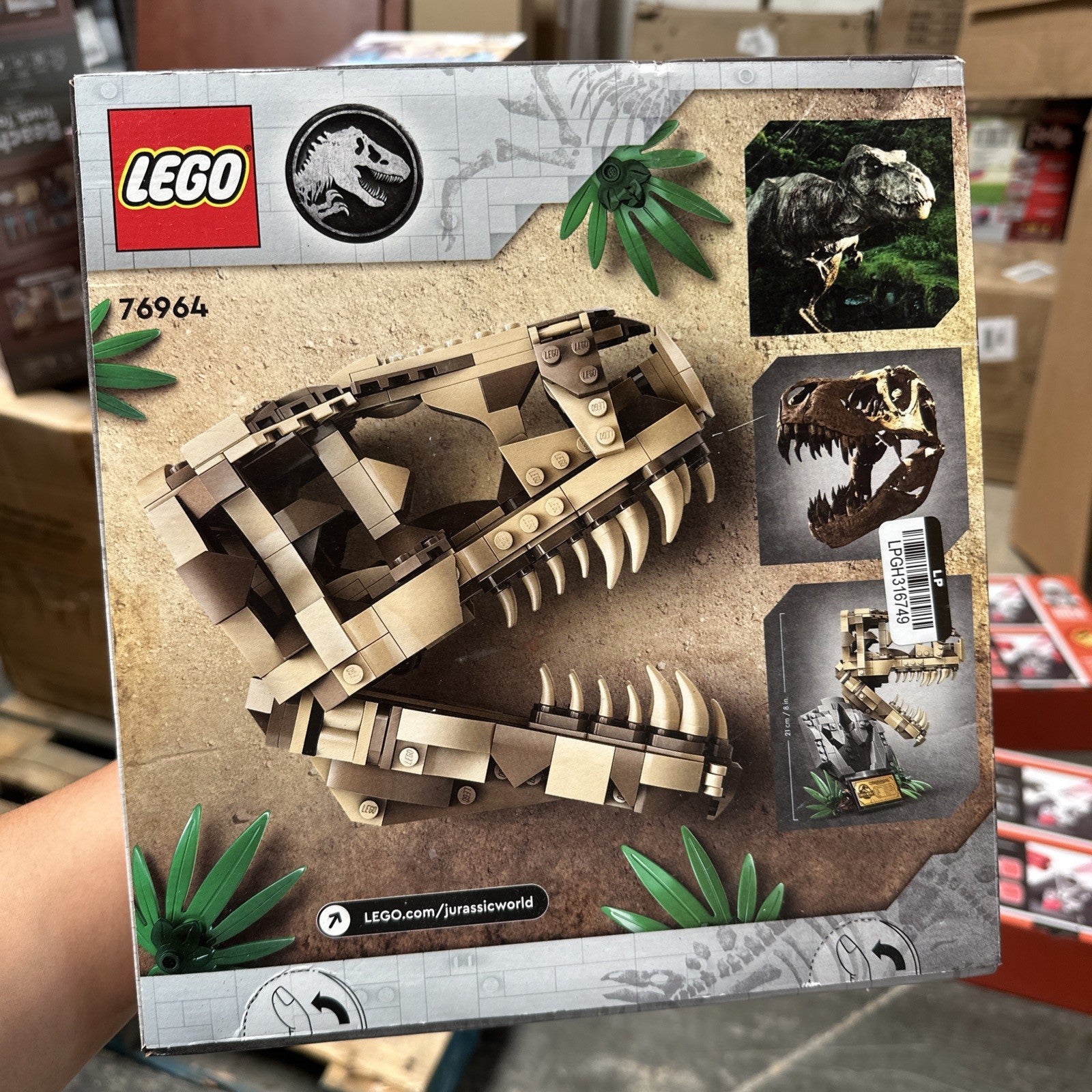 LEGO Jurassic World: Dinosaur Fossils: T. Rex Skull (76964)