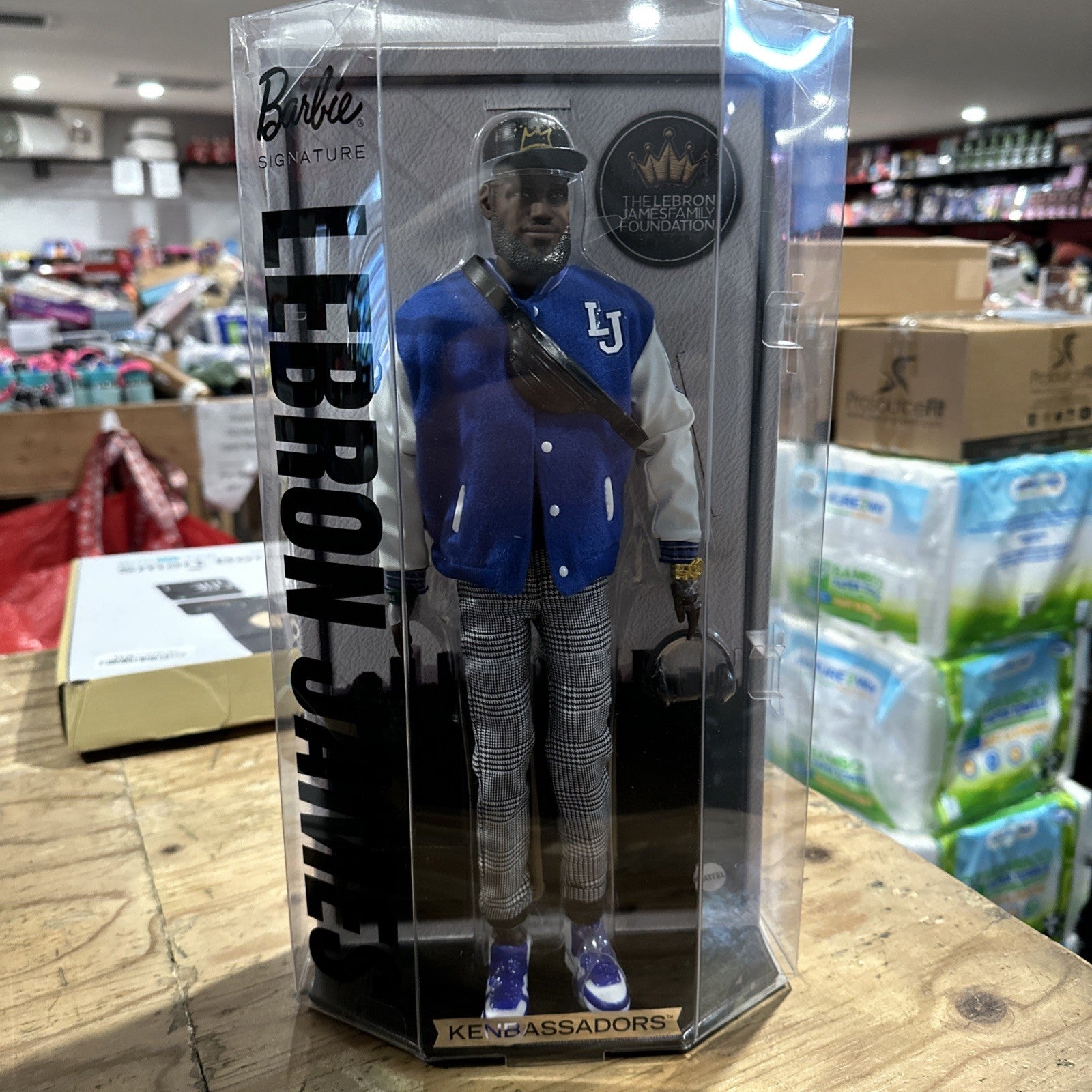 Barbie Signature LeBron James Kenbassadors *NEW*Collectible with Varsity Jacket