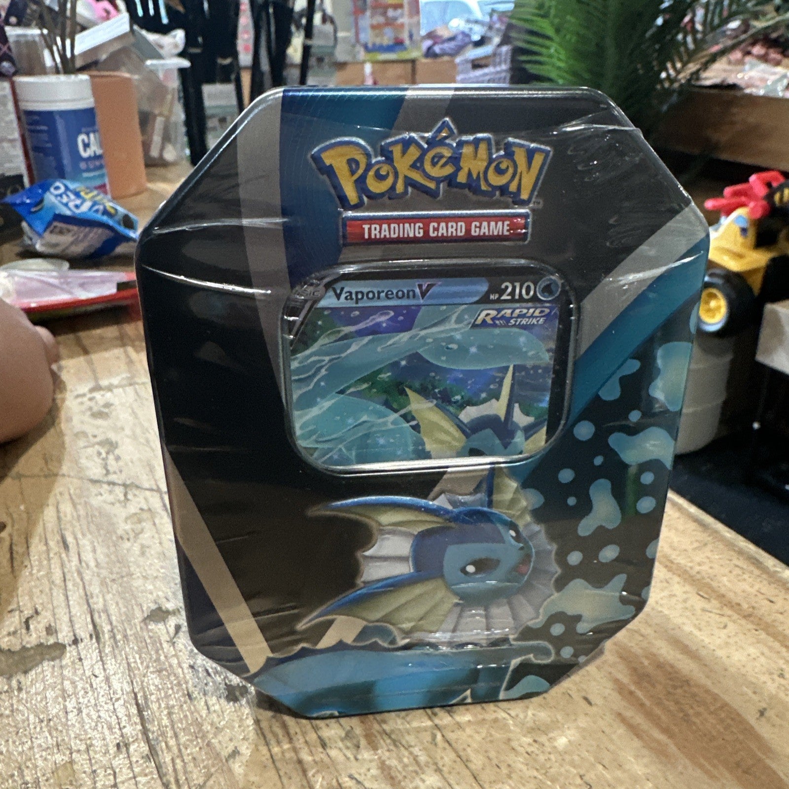 Pokemon Trading Card Game: Eevee Evolutions Tin -  VaporeonV Brand New Tin